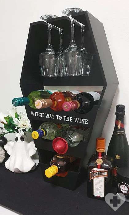 Discount 👍 GOTHIC GIFTS 👍 Halloween Coffin | WINE SHELF ✔️ 6 Discount 👍 GOTHIC GIFTS 👍 Halloween Coffin | WINE SHELF ✔️ - Image 4