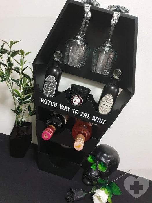 Discount 👍 GOTHIC GIFTS 👍 Halloween Coffin | WINE SHELF ✔️ 18 Discount 👍 GOTHIC GIFTS 👍 Halloween Coffin | WINE SHELF ✔️ - Image 16