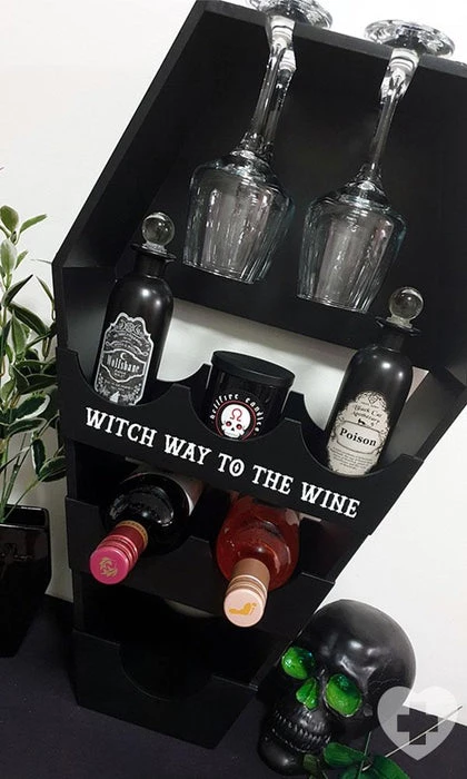 Discount 👍 GOTHIC GIFTS 👍 Halloween Coffin | WINE SHELF ✔️ 5 Discount 👍 GOTHIC GIFTS 👍 Halloween Coffin | WINE SHELF ✔️ - Image 3
