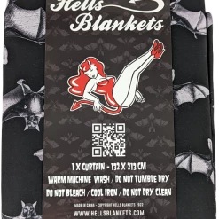 Coupon ⌛ HELLS BLANKETS Bats Midnight Flight | CURTAIN ⌛ -Halloween Decor Sale HELLSBLANKETSMIDNIGHTFLIGHTCURTAIN2 700x700