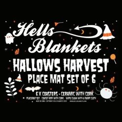 Best deal 🎁 HELLS BLANKETS Bats Hallows Harvest | PLACEMAT SET 🧨 -Halloween Decor Sale HallowsHarvestBox 2135d371 a119 4b73 9ecc fecebe1255b7 700x700