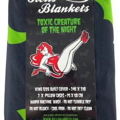 Wholesale ⭐ HELLS BLANKETS Bats Creature Of The Night [Toxic] | KING QUILT SET* ⌛ -Halloween Decor Sale Hells Blankets Creature of the Night Toxic 02 47000d27 a1a6 4ef9 ab12 42bea1ef129d 700x700