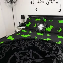 Best Sale 🧨 HELLS BLANKETS Bats Creature Of The Night [Toxic] | SUPER KING QUILT SET** 🎁 -Halloween Decor Sale Hells Blankets Creatureofthenight 05 68e48c95 81ad 48ff b5ab cd122be315e1 700x700
