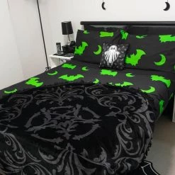 Best Sale 🧨 HELLS BLANKETS Bats Creature Of The Night [Toxic] | SUPER KING QUILT SET** 🎁 -Halloween Decor Sale Hells Blankets Creatureofthenight 06 ebb03621 090f 4d51 b9e0 2f00a64305b5 700x700