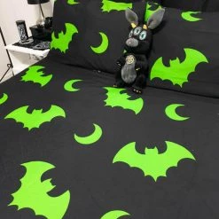 Best Sale 🧨 HELLS BLANKETS Bats Creature Of The Night [Toxic] | SUPER KING QUILT SET** 🎁 -Halloween Decor Sale Hells Blankets Creatureofthenight 15 fcf47826 d817 41aa 8ed4 b71b1f2a01c9 700x700