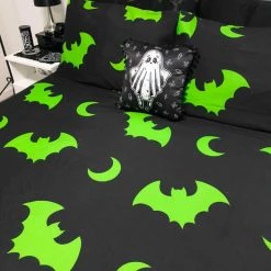 Best Sale 🧨 HELLS BLANKETS Bats Creature Of The Night [Toxic] | SUPER KING QUILT SET** 🎁 -Halloween Decor Sale Hells Blankets Creatureofthenight 19 5b9ddfb3 a5a0 46ed 8923 503c44492088 700x700