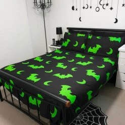 Hot Sale ✔️ HELLS BLANKETS Bats Creature Of The Night [Toxic] | QUEEN QUILT SET* 😉 -Halloween Decor Sale Hells Blankets Creatureofthenight 22 6ef009f6 6c4c 4991 847c 04089a3c3feb 700x700