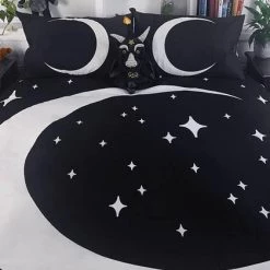 Deals 🧨 HELLS BLANKETS The Moon Luna Magick | KING QUILT SET 😍