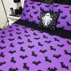 Promo 🌟 HELLS BLANKETS Twilight Bats | QUEEN QUILT SET 😀 -Halloween Decor Sale Hells Blankets Twilight Bats 0 15 0bee4206 4984 46c6 8b8b 78b46c984cd3 700x700