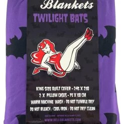 Flash Sale 🥰 HELLS BLANKETS Twilight Bats | KING QUILT SET* 🌟 -Halloween Decor Sale Hells Blankets Twilight Bats 04 ba6b4a93 92b4 4b2e 8fd8 aef9ed48f212 700x700