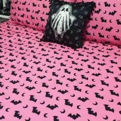 Cheap ⭐ HELLS BLANKETS Bats Sweet Darkness | QUEEN QUILT SET 🌟