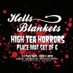 Cheapest 🔥 HELLS BLANKETS Gothic Homewares High Tea Horrors | PLACEMAT SET ✨ -Halloween Decor Sale HighTeaHorrorsBox b60dd16f fa20 4abb 8206 67adb5b01c2b 700x700