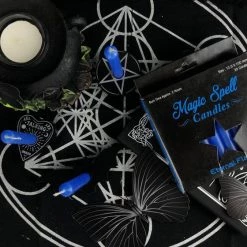 Brand new 👍 MAGIC SPELL CANDLES Gothic Homewares Eternal Flame [Light Blue] | SPELL CANDLE 🔥 -Halloween Decor Sale IMG 0796 2 700x700