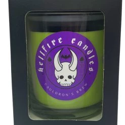 Promo 👍 HELLFIRE CANDLES Gothic Homewares Cauldron's Brew [Green Apple] | CANDLE ⌛ -Halloween Decor Sale IMG 1015 700x700