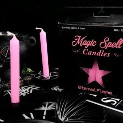 Promo ❤️ MAGIC SPELL CANDLES Gothic Homewares Eternal Flame [Pink] | SPELL CANDLE ✔️ -Halloween Decor Sale Pink 700x700