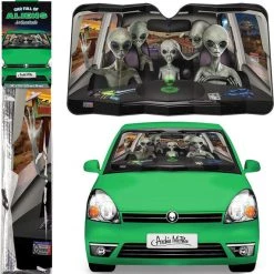Coupon ✨ ARCHIE MCPHEE All Car Full Of Aliens | AUTO SUNSHADE ✨ -Halloween Decor Sale accoutrements car full of aliens auto sunshade 3 508f6fd4 aea0 4ae0 abfc 123109c2a3ce 700x700