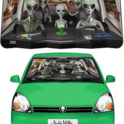 Coupon ✨ ARCHIE MCPHEE All Car Full Of Aliens | AUTO SUNSHADE ✨