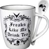 Cheap ⌛ ALCHEMY GOTHIC Bats Freaks Like Me Drink Tea | MUG AND SPOON SET ⌛ -Halloween Decor Sale alchemy gothic freaks like me drink tea mug and spoon set 1 1 fc9f8184 db26 4b46 b56e e003a2894ad3 700x700
