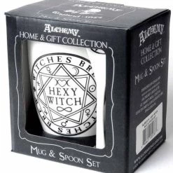Best Sale 🤩 ALCHEMY GOTHIC Gothic Homewares Hexy Witch | MUG AND SPOON SET* 💯 -Halloween Decor Sale alchemy gothic hexy witch mug and spoon set 2 8de1bf28 c3c1 4b9b 9da4 152cfc529d0d 700x700