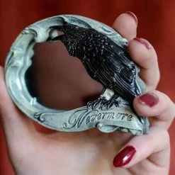 Promo 😀 ALCHEMY GOTHIC Gothic Homewares Nevermore | COMPACT MIRROR 👏