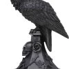 Budget ✨ ALCHEMY GOTHIC Gothic Homewares Poes Raven | CANDLESTICK ⭐