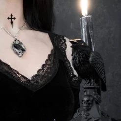 Budget ✨ ALCHEMY GOTHIC Gothic Homewares Poes Raven | CANDLESTICK ⭐ -Halloween Decor Sale alchemy gothic poesraven candlestick 6 50592834 8a31 4c69 979f d90181859247 700x700