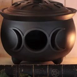 Flash Sale โจ ALCHEMY GOTHIC Gothic Homewares Triple Moon | CAULDRON POT* โ