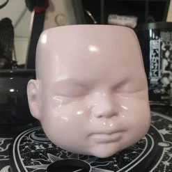 Outlet 🧨 THE BLACKENED TEETH Gothic Homewares Baby Doll [Babyskin] | POT* 🌟