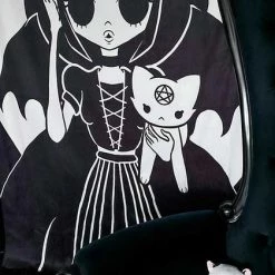 Coupon ⌛ BESERK CRYPT Bats Cat Magick | TAPESTRY BLANKET 🎉 -Halloween Decor Sale beserk crypt fanged familiar printed tapestry 02 4cf182b3 ec38 4fd2 9219 f2e84297d0a6 700x700