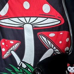 Promo 👍 BESERK CRYPT Gothic Homewares Mushroom | TAPESTRY BLANKET 🧨 -Halloween Decor Sale beserk crypt mushroom printed tapestry 01 5fc6c408 6f16 47ab bc42 1a6cad0f66af 700x700