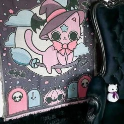 Discount 🤩 BESERK CRYPT Cats Nekomancer [Purple/Blue] | WOVEN TAPESTRY BLANKET 🥰 -Halloween Decor Sale beserk crypt nekomancer tapestry 02 c6c5012f 9be9 48de 84fe 62ab28eb63da 700x700