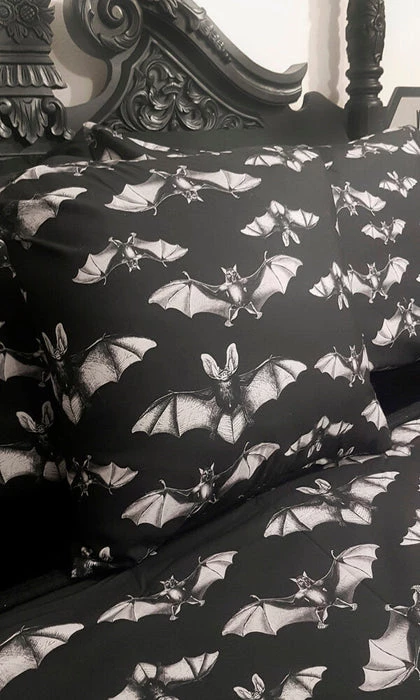 Brand new 🔔 HELLS BLANKETS Bats Midnight Flight | CUSHION COVER ✨ 3 Brand new 🔔 HELLS BLANKETS Bats Midnight Flight | CUSHION COVER ✨