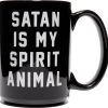 Budget 🎁 BLACKCRAFT Gothic Homewares Satan Is My Spirit | ANIMAL MUG* 🔥