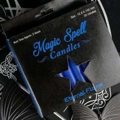Brand new 👍 MAGIC SPELL CANDLES Gothic Homewares Eternal Flame [Light Blue] | SPELL CANDLE 🔥