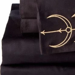 Buy 🤩 SIN IN LINEN Gothic Homewares Moon Phase | QUEEN SHEET SET 🎁