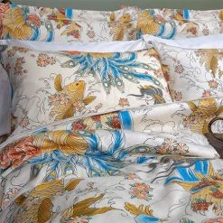 Budget 🎉 SIN IN LINEN All Geisha Garden Tattoo | QUEEN SHEET SET 🎉 -Halloween Decor Sale duvet cover 5 1 700x700