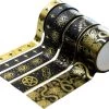 Cheap ❤️ ECTOGASM All Witchy Washi [Black/Gold] | TAPE 🎉 -Halloween Decor Sale ectogasm witchy washi black gold tape 1 7c922277 4815 406d 8a6d 08c69c0c2f61 700x700