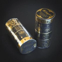 Cheap ❤️ ECTOGASM All Witchy Washi [Black/Gold] | TAPE 🎉 -Halloween Decor Sale ectogasm witchy washi black gold tape 6 69ad1093 e3ef 4e29 a597 7c6afb8ea045 700x700