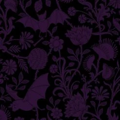 Best reviews of 👍 SIN IN LINEN Bats Elysian Fields [Purple] | FULL/DOUBLE SHEET SET ⭐ -Halloween Decor Sale elysian fields purple king sheet set 6 e1904483 2b04 41ca baf3 00b76bbe31bf 700x700