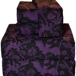 Best reviews of 👍 SIN IN LINEN Bats Elysian Fields [Purple] | FULL/DOUBLE SHEET SET ⭐ -Halloween Decor Sale elysian fields purple king sheet set 7 a46d2bea a3fc 47d1 917c 91e9a6ea63dd 700x700