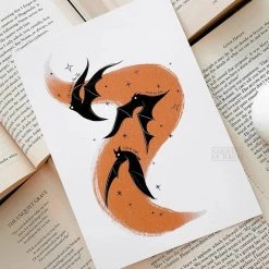 Budget ❤️ GHOSTS OF OCTOBER Bats Carpe Noctem [A5] | PRINT 🎁 -Halloween Decor Sale ghosts of october carpe noctem a5 print 3 5147aafa ca7a 4d2f 91e0 599f40bcb7a3 700x700