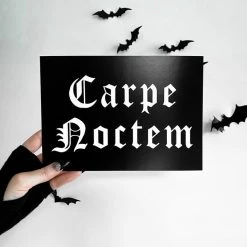 Flash Sale 🧨 GHOSTS OF OCTOBER Gothic Homewares Carpe Noctem Gothic [A5] | PRINT ✔️ -Halloween Decor Sale ghosts of october carpe noctem gothic 02 7785c463 e8ed 479c a7a4 aff1cedb7491 700x700