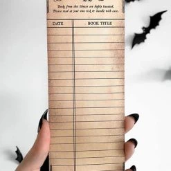 Coupon 🎁 GHOSTS OF OCTOBER Halloween Haunted [Vintage] | LIBRARY CARD BOOKMARK 🛒 -Halloween Decor Sale ghosts of october gothic haunted library card bookmark 3 ae230b08 c6f5 4292 a075 4ff2d68495ca 700x700