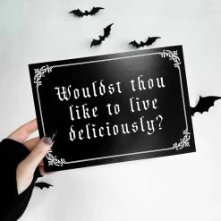 Coupon 💯 GHOSTS OF OCTOBER Gothic Homewares Live Deliciously [A5] | PRINT 🎉 -Halloween Decor Sale ghosts of october live deliciously a5 print 1 e8a324ee 29ca 4824 8d7b cdbabf4f969c 700x700