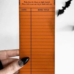 Brand new 🛒 GHOSTS OF OCTOBER Halloween Haunted [Pumpkin] | LIBRARY CARD BOOKMARK 😍 -Halloween Decor Sale ghosts of october pumpkin haunted library card bookmark 3 3d3b211e 9214 4c80 987b 628150446575 700x700