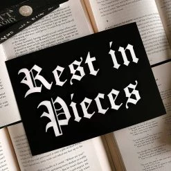 New 😍 GHOSTS OF OCTOBER Gothic Homewares Rest In Pieces [A5] | PRINT 😍 -Halloween Decor Sale ghosts of october rest in pieces a5 print 3 931b313b c181 45f6 8f61 85b87868310b 700x700