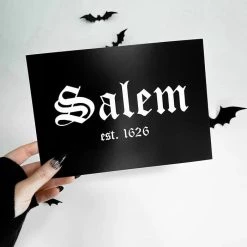 New 😀 GHOSTS OF OCTOBER Gothic Homewares Salem Est. 1626 [A5] | PRINT ❤️ -Halloween Decor Sale ghosts of october salem est. 1626 a5 print 2 e8b05bbf 7af7 4155 af67 a98f68e3fa73 700x700