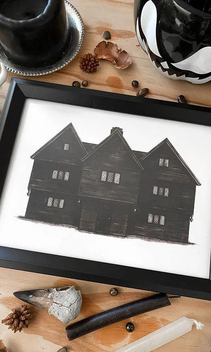 Best deal π GHOSTS OF OCTOBER Gothic Homewares Salem Witch House | PRINT π 4 Best deal π GHOSTS OF OCTOBER Gothic Homewares Salem Witch House | PRINT π - Image 2