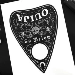 Top 10 ⭐ GHOSTS OF OCTOBER Gothic Homewares So Below Gothic Planchette [A5] | PRINT 🥰 -Halloween Decor Sale ghosts of october so below gothic planchette a5 print 2 d821ec50 1943 478a 945d 5ef87c78e370 700x700