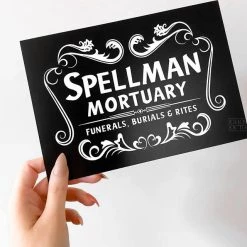 Cheapest 🔔 GHOSTS OF OCTOBER All Spellman Mortuary [A5] | PRINT 🧨 -Halloween Decor Sale ghosts of october spellman mortuary a5 print 2 29b0af87 949a 41db 9d75 6ea3fb49749a 700x700